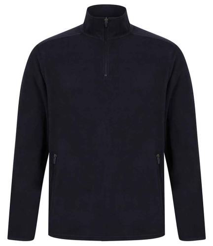 Henbury Zip Neck Micro Fleece - NAV - XL